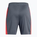 Детски футболни шорти Under Armour Challenger Knit downpour grey / fire / white 2