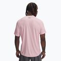 Мъжка тренировъчна тениска Under Armour Tech Textured prime pink/black 2
