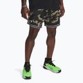 Мъжки къси панталони Under Armour Project Rock Mesh бароково зелено / бяло