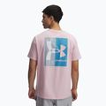 Мъжка тениска Under Armour 60/40S Evol Logo prime pink/ether blue/white 2