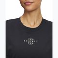 Under Armour Project Rock Campus дамска тениска черно/бяла глина/хипер зелено 3