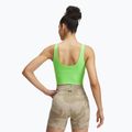 Under Armour Project Rock Fitted Bra Тренировъчен сутиен cyber green / cyber green 3