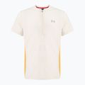 Мъжка тениска за бягане Under Armour Trail Run Zip stone/noble gold/reflective