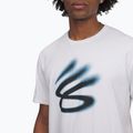 Under Armour Curry Playable 1 Баскетболна тениска бяло/черно 3