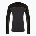 Мъжка термоактивна блуза с дълъг ръкав Smartwool Classic Thermal Merino Base Layer Colorblock Crew Boxed charcoal/honey gold 4