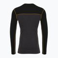 Мъжка термоактивна блуза с дълъг ръкав Smartwool Classic Thermal Merino Base Layer Colorblock Crew Boxed charcoal/honey gold 5