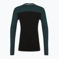 Мъжка термоактивна блуза с дълъг ръкав Smartwool Classic Thermal Merino Base Layer Colorblock Crew Boxed twilling blue/black 3