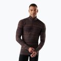 Мъжка термоактивна блуза Smartwool Classic Thermal Merino Base Layer 1/4 Zip Boxed цвят миеща се норка