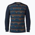 Мъжка термоактивна блуза Smartwool Merino 250 Baselayer Crew Boxed deep navy geo peaks 3