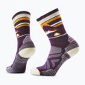 Дамски чорапи Smartwool Hike Light Cushion New Pattern Crew prple ris
