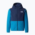 Детски суитшърт от полар The North Face Teen Glacier Full Zip Hoodie dusk blue/summit navy