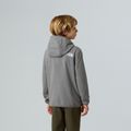 Детски поларен суитшърт The North Face Teen Glacier Full Zip Hoodie mid grey heather 5