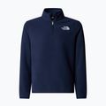 Детски суитшърт от полар The North Face Teen Glacier 1/4 Zip summit navy