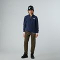 Детски суитшърт от полар The North Face Teen Glacier 1/4 Zip summit navy 4