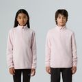 Детски суитшърт от полар The North Face Teen Glacier 1/4 Zip pale blossom 3