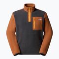 Мъжки суитшърт The North Face Yumiori 1/4 Zip asphalt grey/burnt umber/summit gold 4