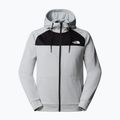 Мъжки суитшърт The North Face Reaxion Fleece Full Zip Hoodie high rise grey light heather