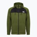 Мъжки суитшърт The North Face Reaxion Fleece Full Zip Hoodie woodland green/black