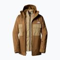 Мъжко яке за сноуборд The North Face Fourbarrel Triclimate utility brown/khaki 8