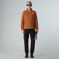 Мъжки суитшърт от полар The North Face Glacier Fleece 1/4 Zip burnt umber 2