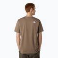 Мъжка тениска The North Face Simple Dome mocha brown 2