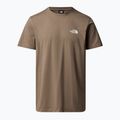 Мъжка тениска The North Face Simple Dome mocha brown 3