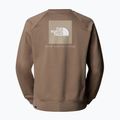 Мъжки суичър The North Face Raglan Box Nse Crew mocha brown/mushroom gr 2