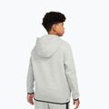 Детски суитшърт Nike Sportswear Tech Fleece Full-Zip тъмно сив heather/черен/черен 3