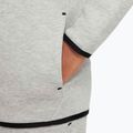 Детски суитшърт Nike Sportswear Tech Fleece Full-Zip тъмно сив heather/черен/черен 7