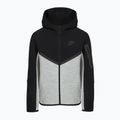 Детски суитшърт Nike Sportswear Tech Fleece Full Zip dark grey heather/black/black/black 9