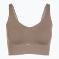 Спортен сутиен Nike Alate Medium Support Longline mink brown/white 8
