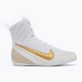Боксови обувки Nike Machomai 3 бяло/металическо злато 2