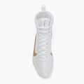 Боксови обувки Nike Machomai 3 бяло/металическо злато 5
