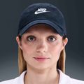 Nike Club Неструктурирана бейзболна шапка Futura Wash обсидиан/бяло 3