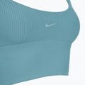 Спортен сутиен Nike Zenvy Rib Light Support Training Bra smokey blue/white 3