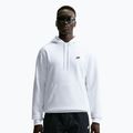 Мъжки суитшърт Nike Club Pullover Hoodie white/white/black