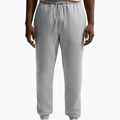 Мъжки панталони за бягане Nike Club Cuffed Brushed dark grey heather/light smoke grey/white