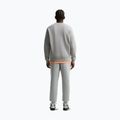 Мъжки панталони за бягане Nike Club Cuffed Brushed dark grey heather/light smoke grey/white 3