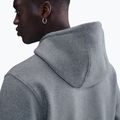 Мъжки суитшърт Nike Club Pullover Hoodie dark grey heather/light smoke grey/white 5