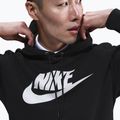 Мъжки суитшърт Nike Club Pullover Hoodie black/black/white 4