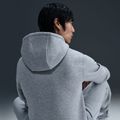 Мъжки суитшърт Nike Club Full Zip Hoodie dark grey heather/light smoke grey/white 6