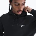 Мъжки суитшърт Nike Club Pullover Hoodie black/black/white 5