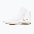 Обувки за борба Nike Inflict 4 бяло/металическо злато/фотонен прах/черно 2