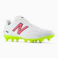 Мъжки футболни обувки New Balance 442's Academy V2 FG white/lime 8