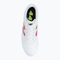 Мъжки футболни обувки New Balance 442's Academy V2 FG white/lime 5