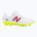 Детски футболни обувки New Balance 442's Academy V2 FG white/green 2