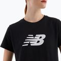 Жени New Balance Джърси Лого черно 4