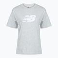 Дамска тениска New Balance Sport Jersey Relaxed Logo reflection/white/light arctic grey