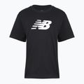 Дамска тениска New Balance Sport Jersey Relaxed Logo black/white