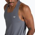 Мъжки New Balance Race Day Tank graphite горнище за бягане 4
